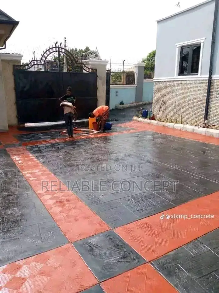 Polished Stamped Concrete
