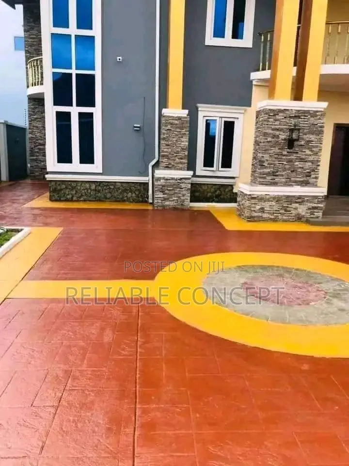 Polished Stamped Concrete