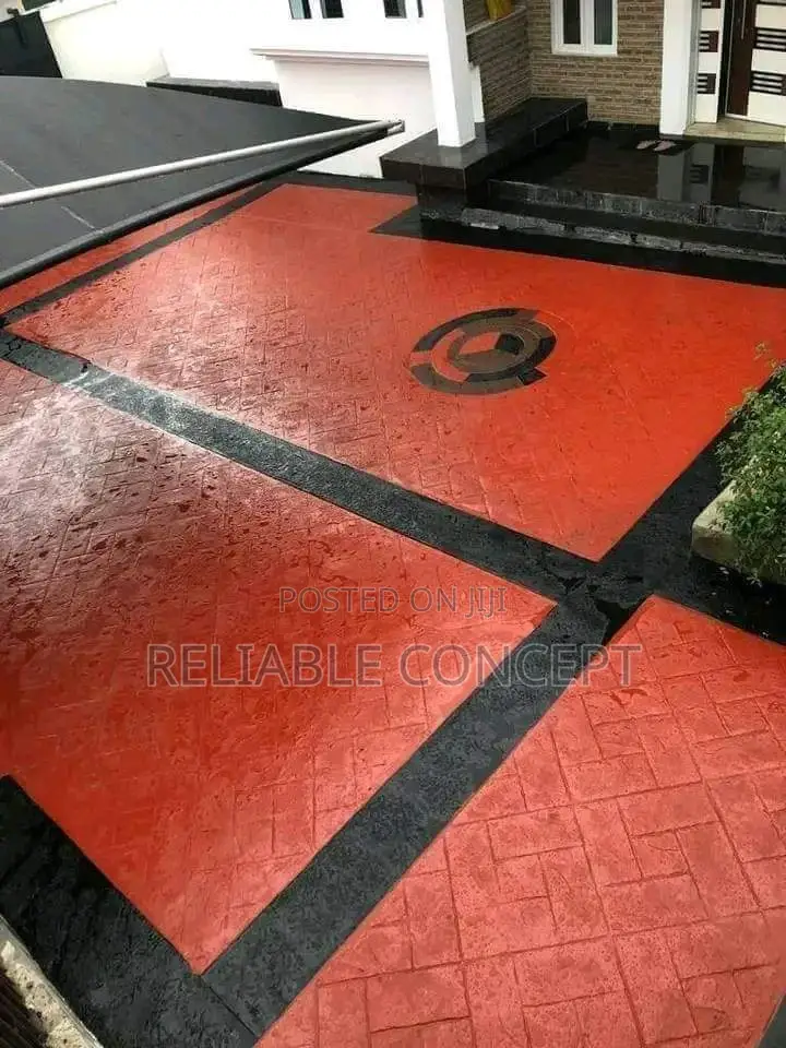 Polished Stamped Concrete