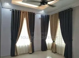 Solid Interior Window Curtains