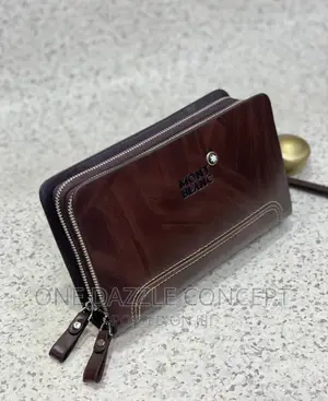Men’S Leather Clutch Mont Blanc
