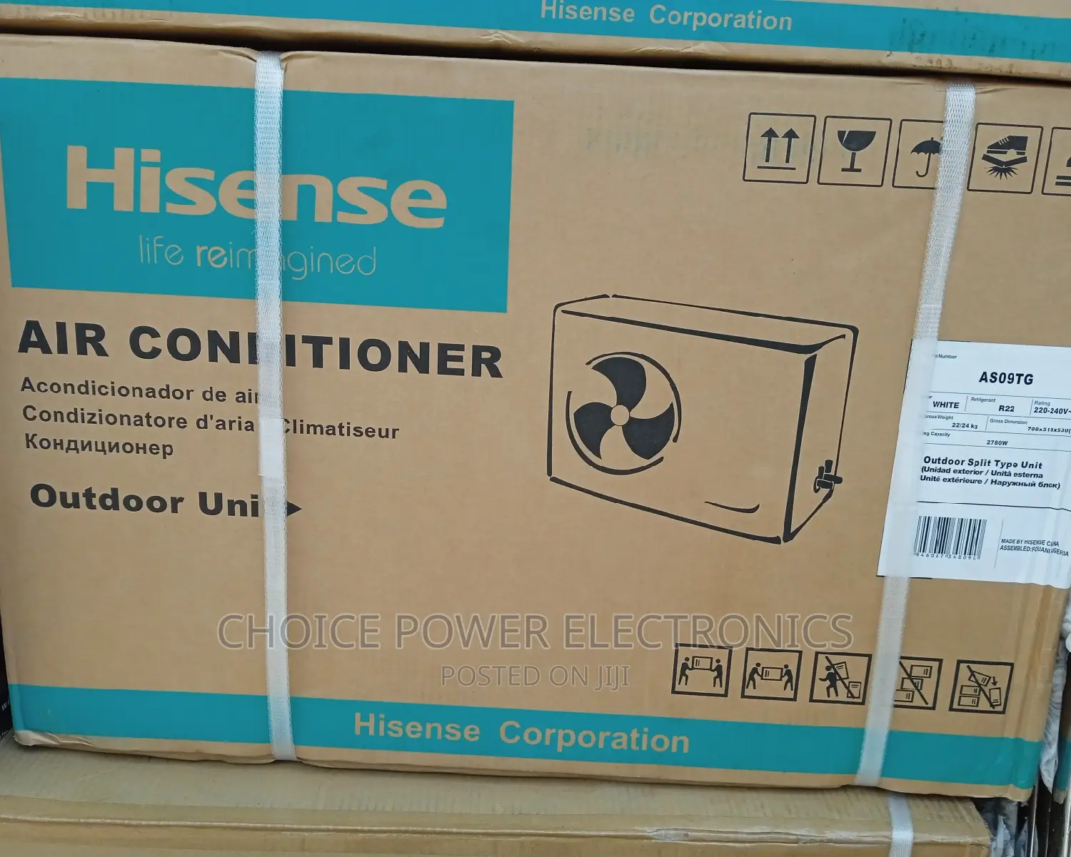 Brand New Hisense Air-Conditioned 1hp
