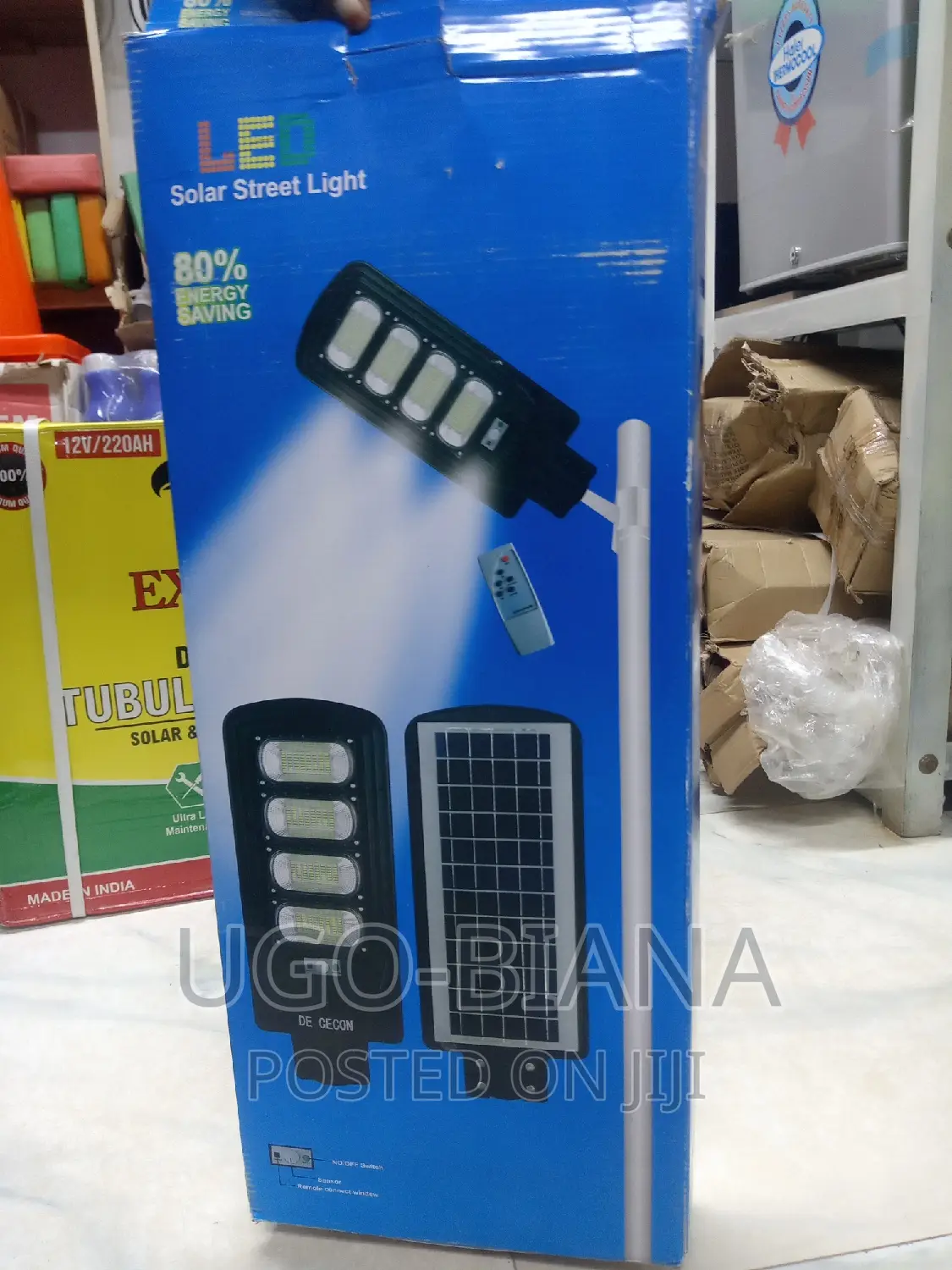 200W Solar Flood Light With Motion Detection