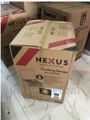 4 Burner Gas Cooker -Nexus Black Color