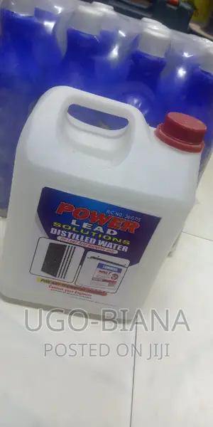 4l Litres of Distilled Water