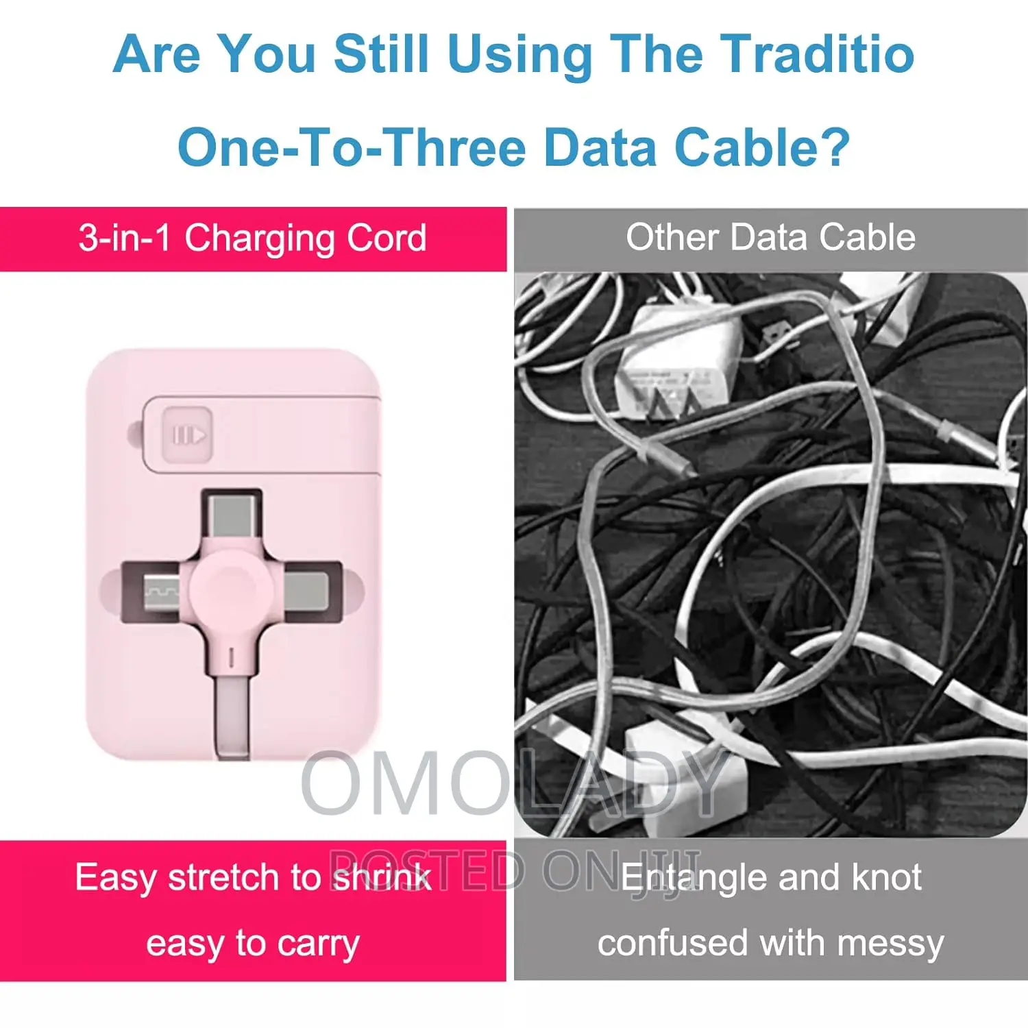 Three in One Charging Cable