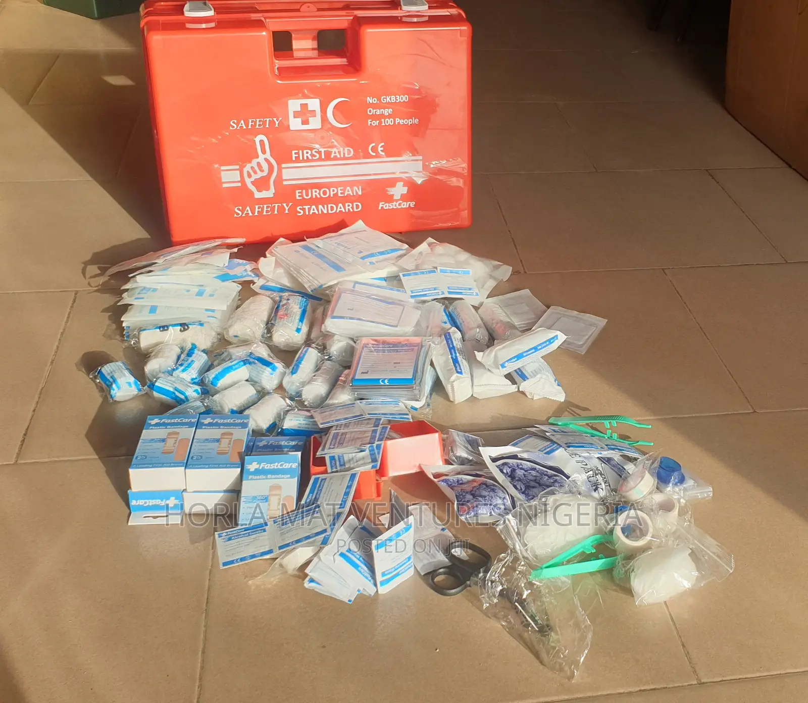 First Aid Box With Kit (Big Size)