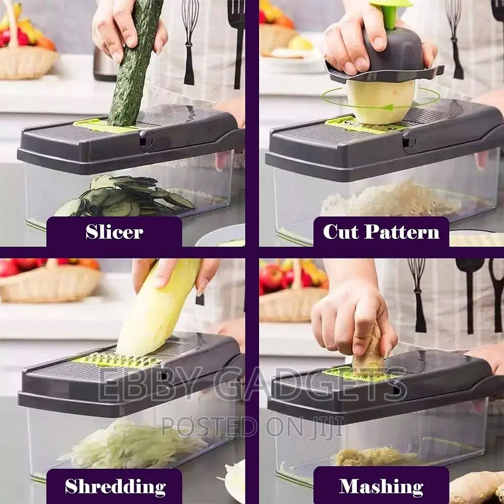 Kitchen Vegetable Slicer- 14 in 1