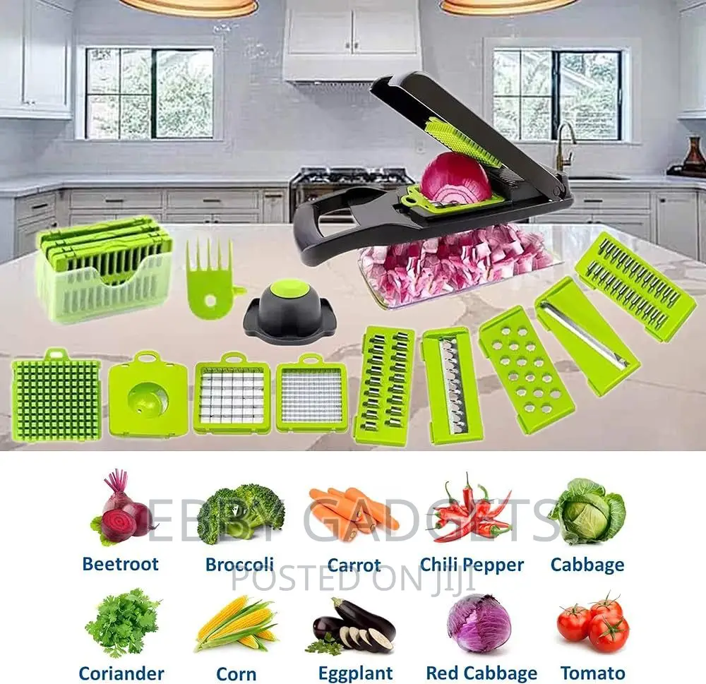 Kitchen Vegetable Slicer- 14 in 1