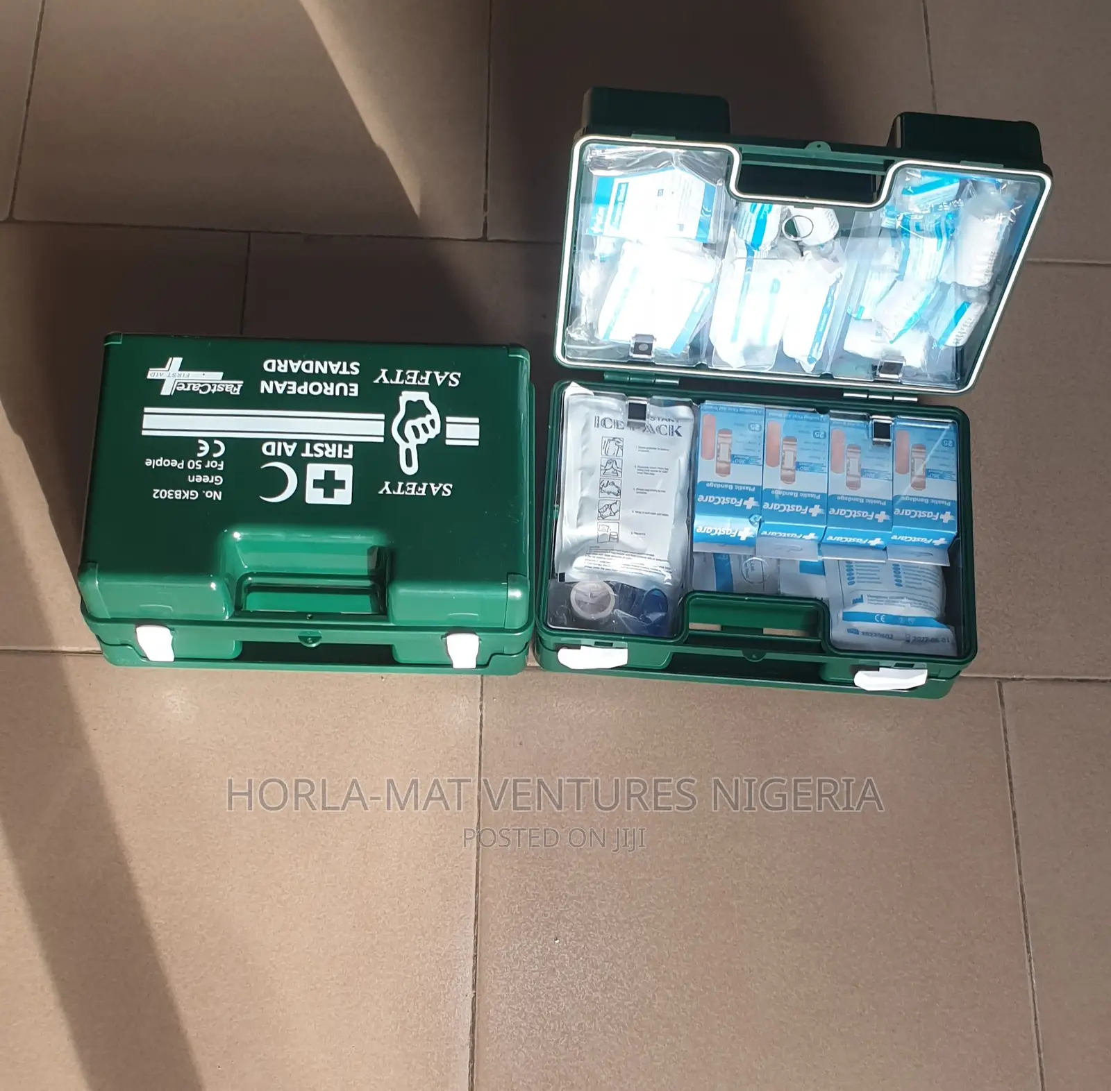 First Aid Box With Kit (Medium Size)