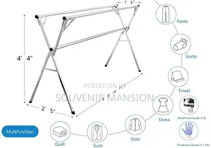 Multifunction Stainless Steel Storage Rack