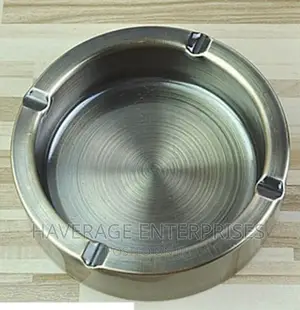 Round Metal Ashtray Stainless Steel for Cigarette Cigar
6pcs
