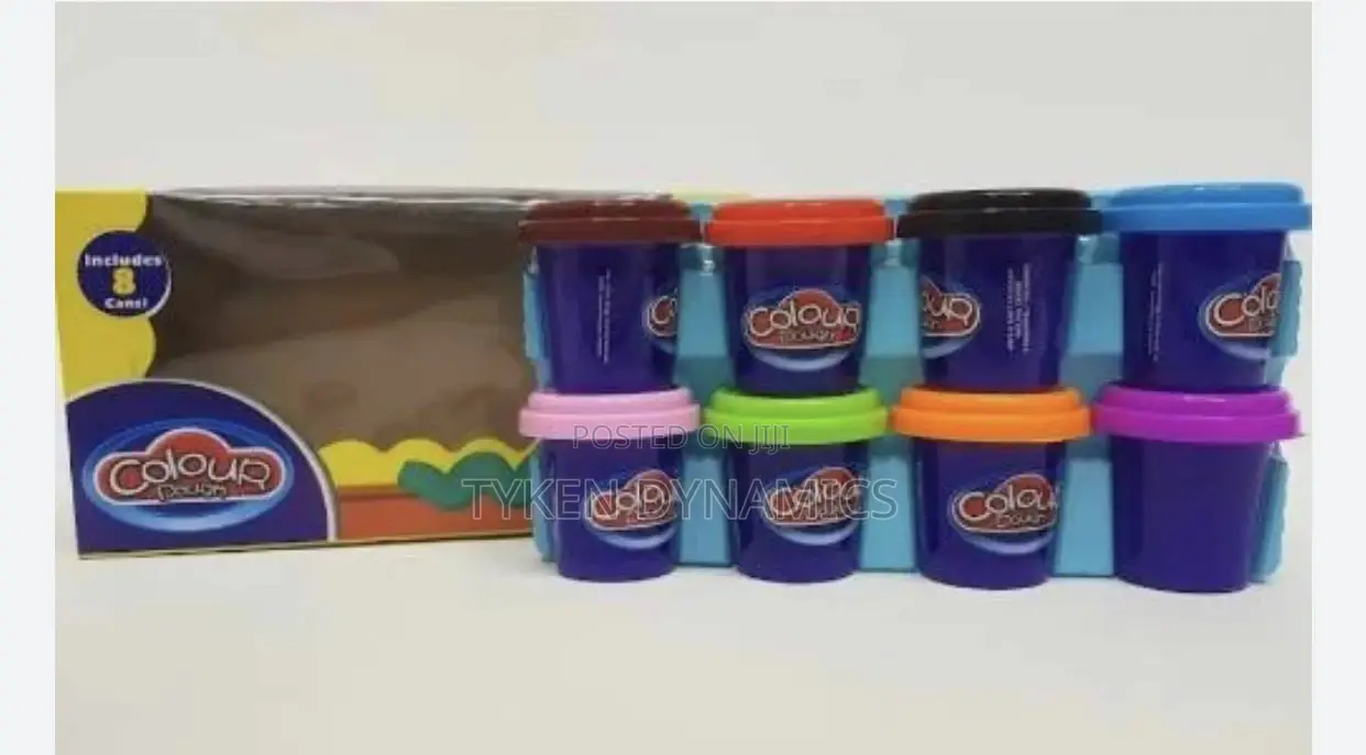 8 Cans Colour Dough Educational Material - Ages3+