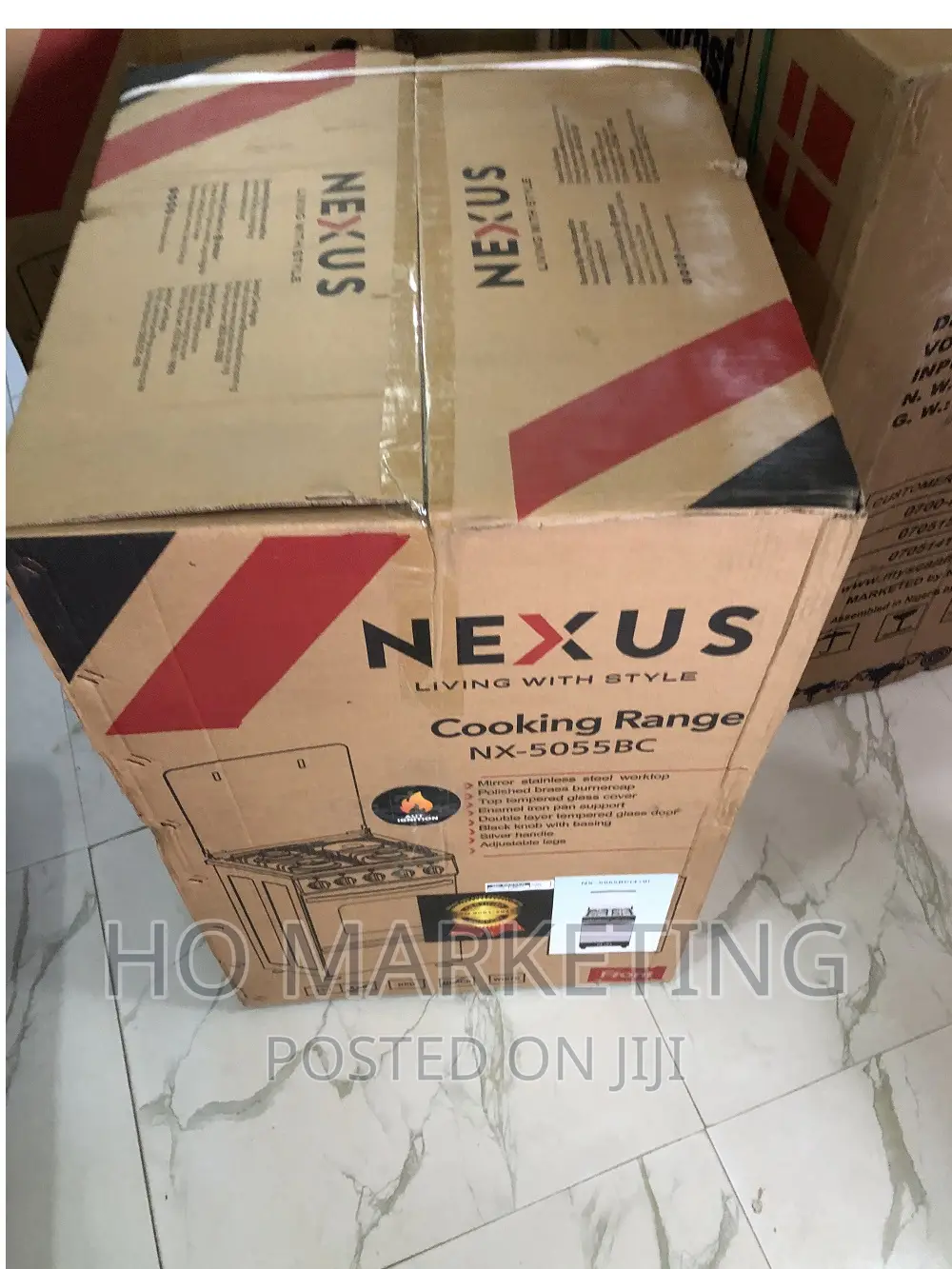 Nexus Standing 4 Burner Gas Cooker