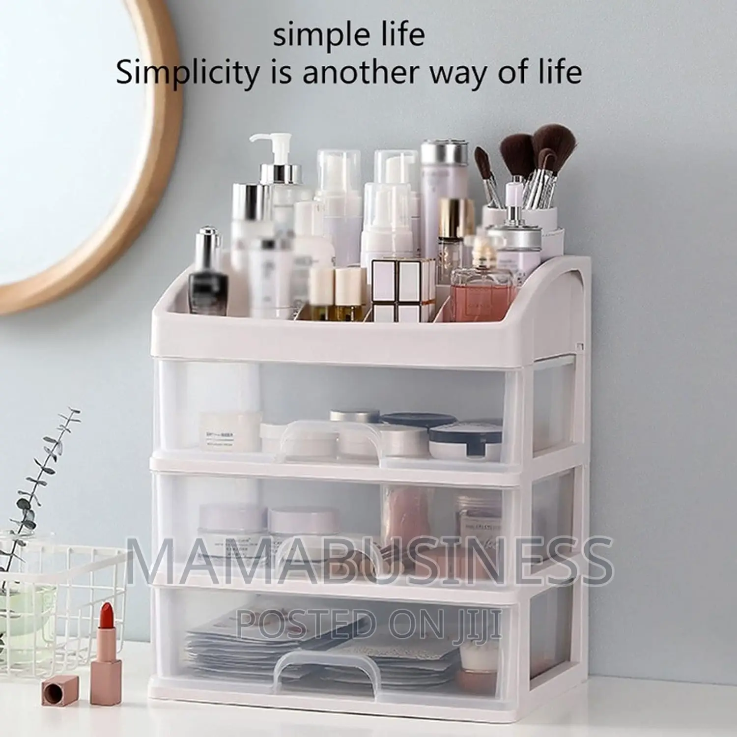 3 Layers Storage Makeup Organizer Box
