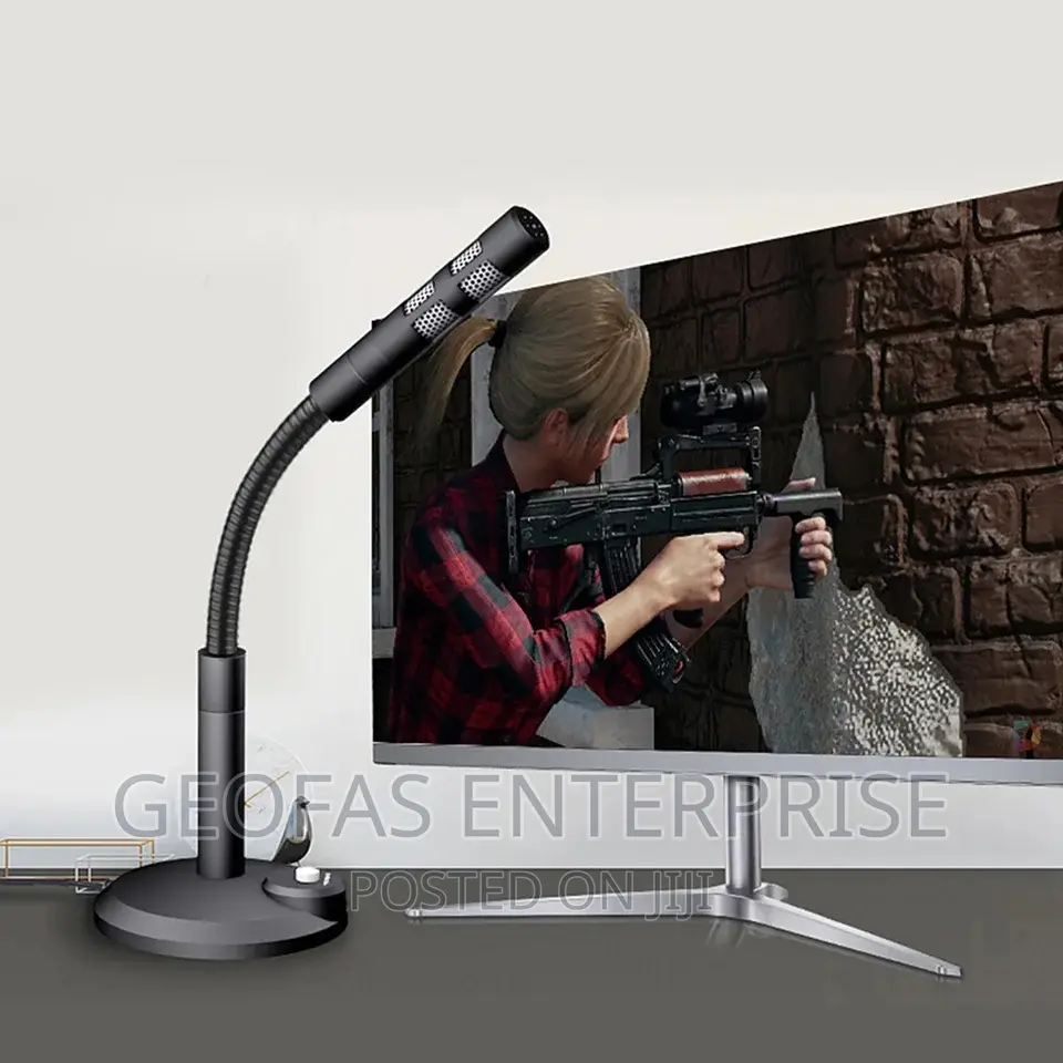 USB Desktop Computer Condenser Recording Mic