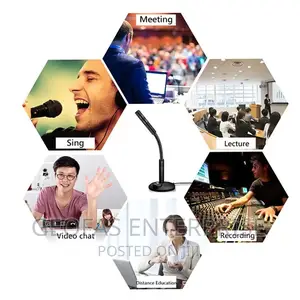 USB Desktop Computer Condenser Recording Mic