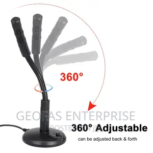 USB Desktop Computer Condenser Recording Mic