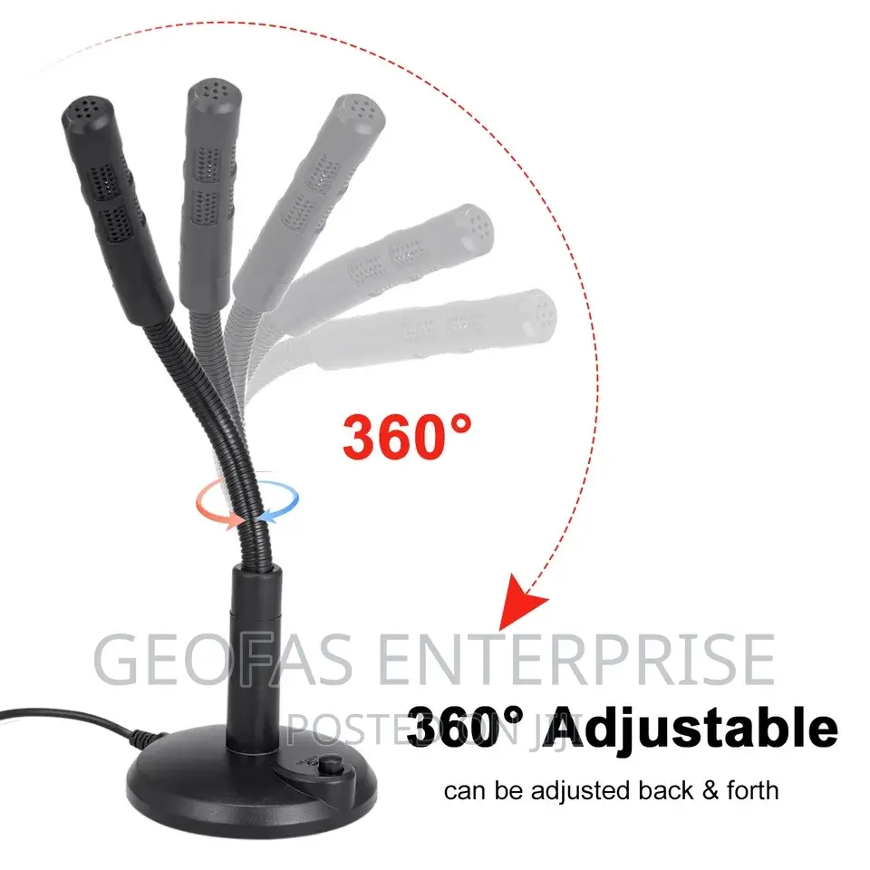 USB Desktop Computer Condenser Recording Mic