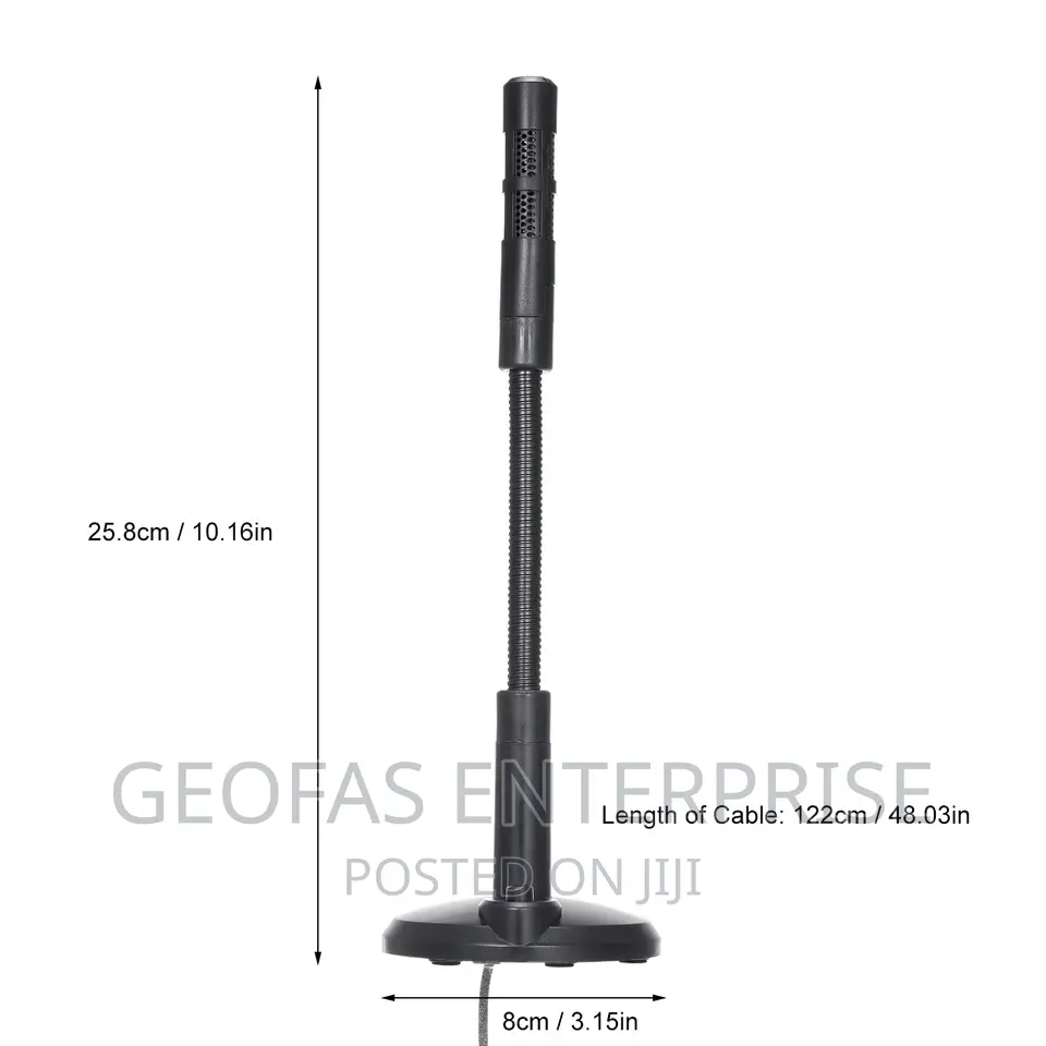 USB Desktop Computer Condenser Recording Mic