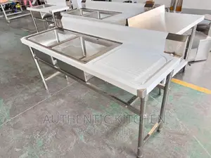 Photo - Brand New Double Bowl Commercials Mobile Sink