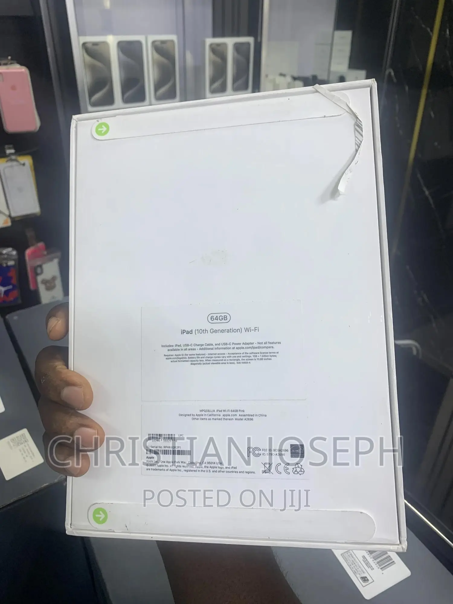 New Apple iPad 10.2 (2021) 64 GB Pink