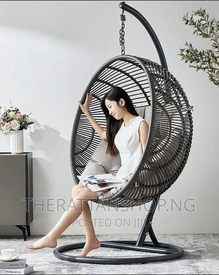 Single Seater Cane Swing Chairs