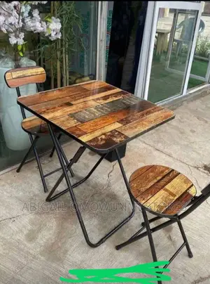 Colorful Table And Chair