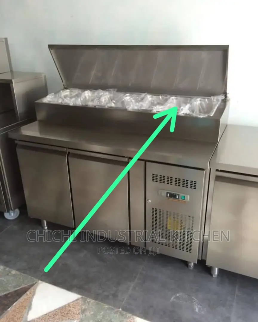 Salad Bar and Preparation Table