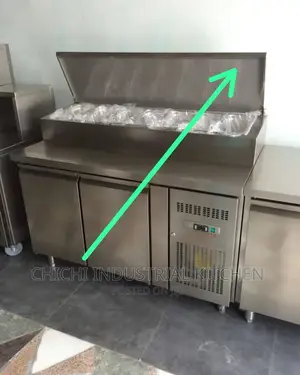 Salad Bar and Preparation Table
