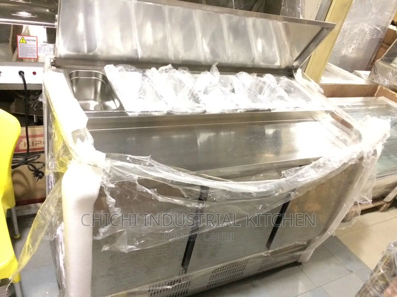 Salad Bar and Preparation Table
