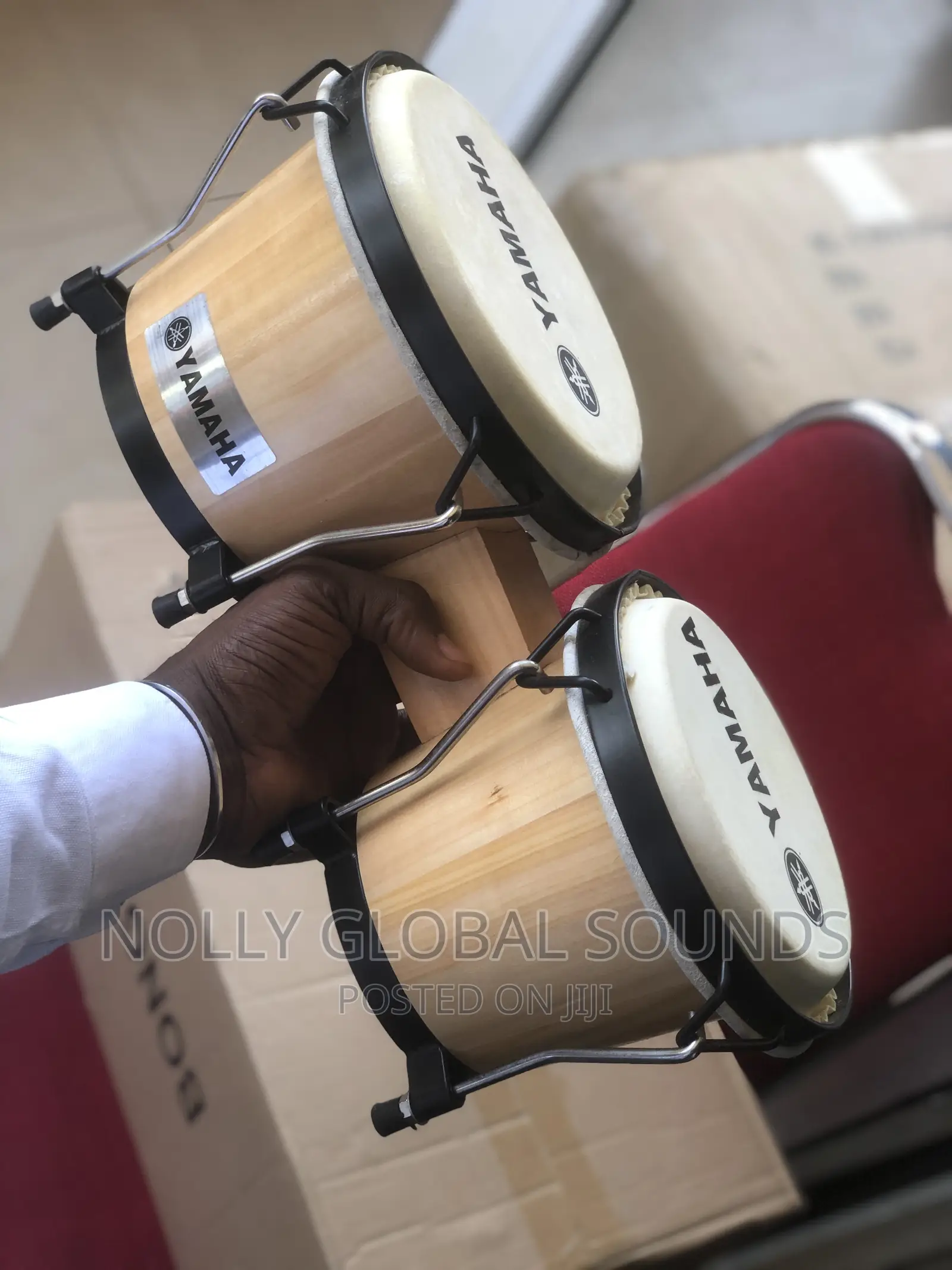 Professional Wooden Mini Bongo Drum 6” and 7”