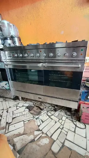 6 in 1 Industrial Gas Cooker With Double Grill, Double Oven