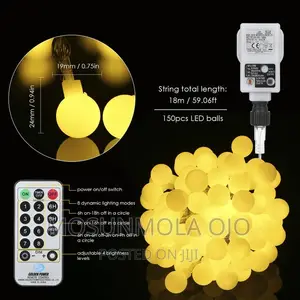 Neoglint Plug-in Fairy Lights 18m 150 Leds With Controller