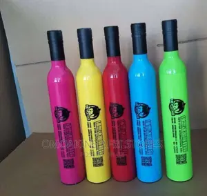 PLAIN BOTTLE UMBRELLA. Good for Branding