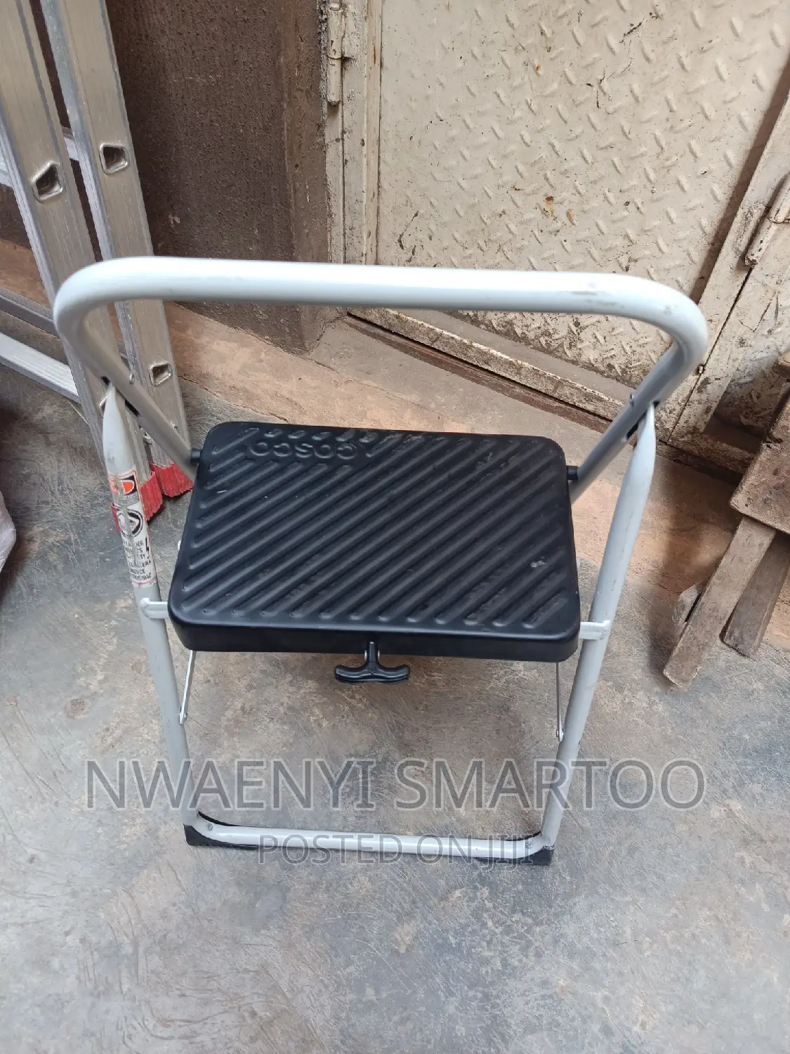 2 Step Black Ladder.