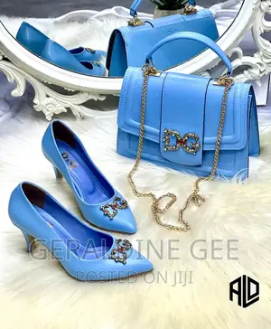 Queen Dolce and Gabbana Turkish Complete Set of Shoe and Bag