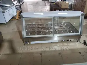 Food Warmer 15bowl Straight Glass Foreign