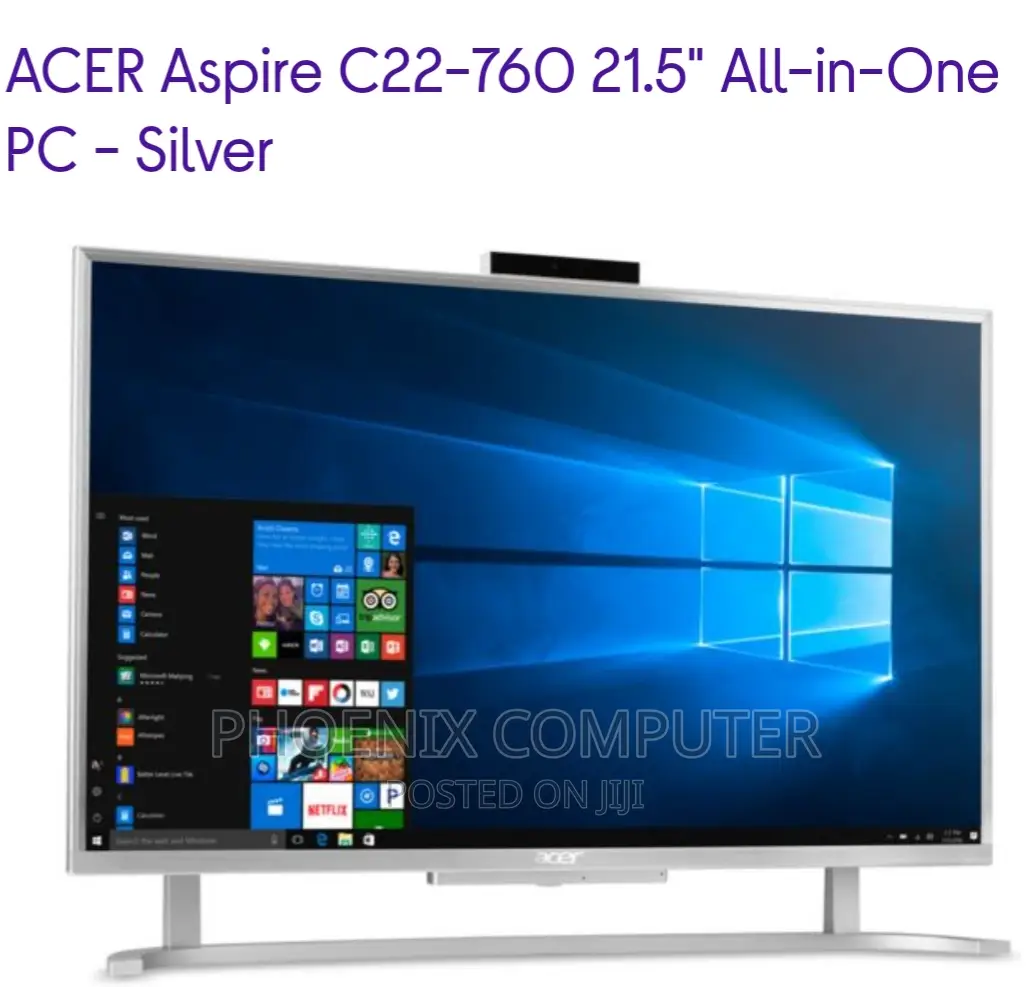 Desktop Computer Acer Aspire C22-760 8GB Intel Core I3 HDD 1T