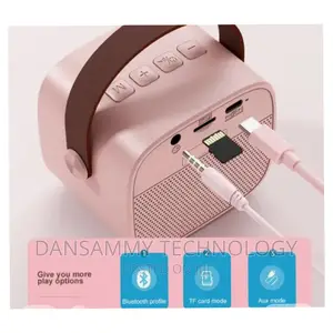 COLSUR Karaoke Speaker With 2 Pieces of Microphone