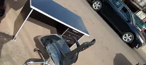 Black Office Table and Chair