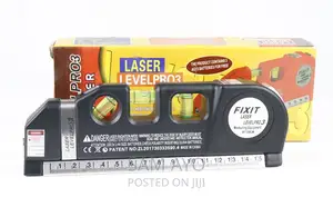 Multipurpose Laser Level Meter With Tape Ruler
