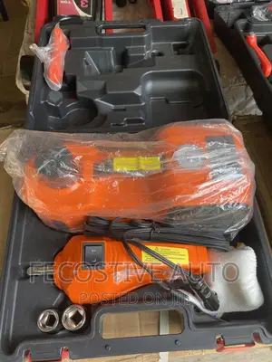 Automatic 5-Ton Car Jack With Tyre Inflator Impact Wrench