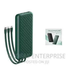 Oraimo Portable 10000mah Powerbank With in Built Cables