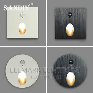 Sensor Stair Light Motion Detector Walls Cone Lamps