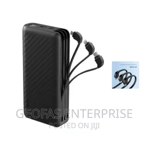 Oraimo 27000mah Fast Charge Powerbank With 3-in-Built Cables