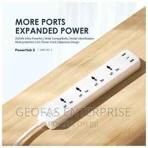 Oraimo Powerhub Smart 3 USB Ports UK Extension Socket