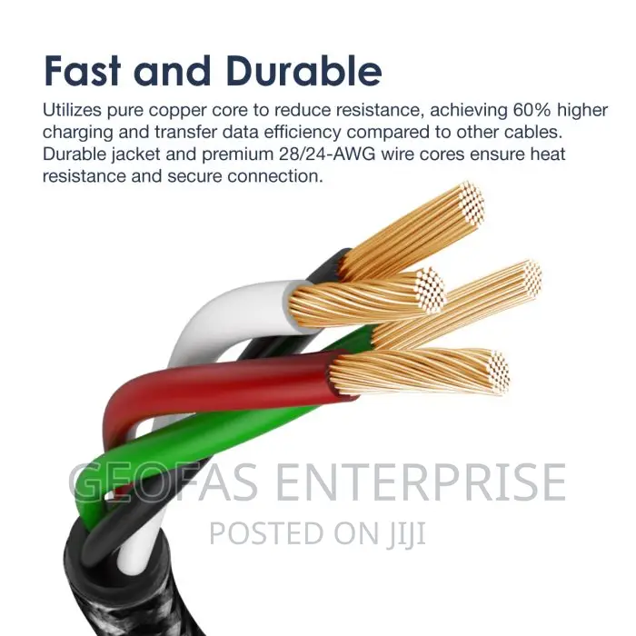 Oraimo Braid 1.5m Nylon Braided Charging Cable-Micro USB