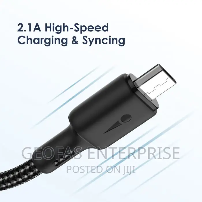 Oraimo Braid 1.5m Nylon Braided Charging Cable-Micro USB