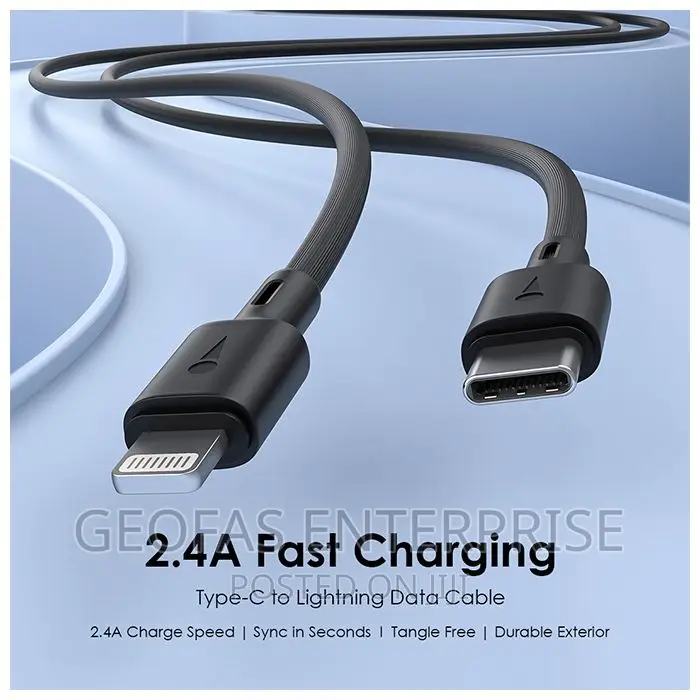 Oraimo Fastline 2.4AC Typec to Lightning Data Cable